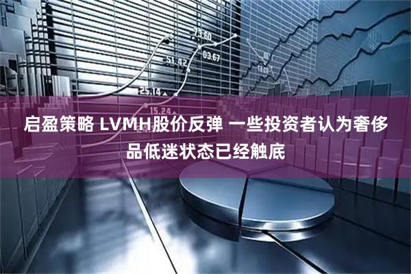 启盈策略 LVMH股价反弹 一些投资者认为奢侈品低迷状态已经触底