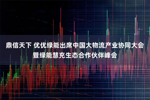 鼎信天下 优优绿能出席中国大物流产业协同大会暨绿能慧充生态合作伙伴峰会